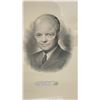 Image 3 : Framed Engraving of President Dwight D. Eisenhower, 34th U.S. President 1953-1961, 15 x 12"