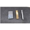 Image 2 : Fisher Cigarette Case, Sweet Cap Tin, Money Clip, Slim Lighter, Fisher Lighter, Gold Tone Lighter