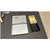 Image 7 : Fisher Cigarette Case, Sweet Cap Tin, Money Clip, Slim Lighter, Fisher Lighter, Gold Tone Lighter