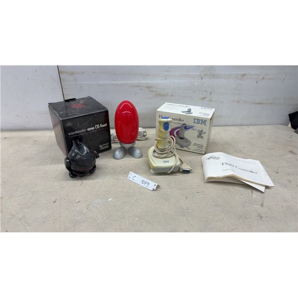 IBM Options Flight Controller Joystick, Lamp and More