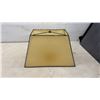 Image 2 : Vintage Rectangular Lampshade and Nested Metal Hanging Light Shade