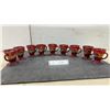 Image 1 : Set of 9 Applause Linda Brichtel 1999 Ceramic Pedestal Espresso Mugs