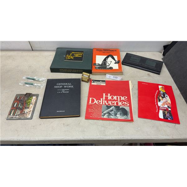 Metropolitan Life Insurance Company Embossed Black Leather Promotional Document Holder, Manuals &