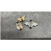 Image 5 : Three Vintage Enamel Pins: Sterling CRS Stork, Sterling Winged OM/cm Flame, and DMC 152 Winged