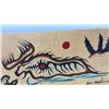 Image 4 : Les Mawakeesick "Communication" 2008 Original Woodland Style Painting on Wood Board, 14 x 30"