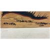 Image 3 : "Standing Tall" Original Woodland Art Eagle Painting on Wood by Les Mawakeesick, 2008, 22 x 14"