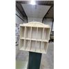 Image 3 : This Item Is a Two-Part Retail Display Unit, Consisting of a Dark Green Metal Shelving Unit