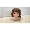 Image 5 : Antique Bisque Doll Head, Chalkware Figurine, Mantel Clock, Button Jars, Filigree Shades and More