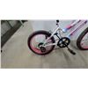 Image 4 : Supercycle Fly Girl Children's Multi-Speed Bicycle with Pink Rims and Knobby Tires 18"