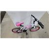 Image 5 : Supercycle Fly Girl Children's Multi-Speed Bicycle with Pink Rims and Knobby Tires 18"