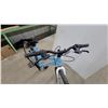 Image 2 : Huffy 26" Light Blue Mountain Bike with Multi-Speed Drivetrain and V-Brakes 26"