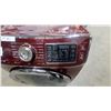 Image 3 : Samsung DV457 Front-Load Steam Dryer in Merlot Finish with Chrome-Trimmed Door