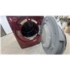 Image 5 : Samsung DV457 Front-Load Steam Dryer in Merlot Finish with Chrome-Trimmed Door