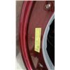 Image 6 : Samsung DV457 Front-Load Steam Dryer in Merlot Finish with Chrome-Trimmed Door