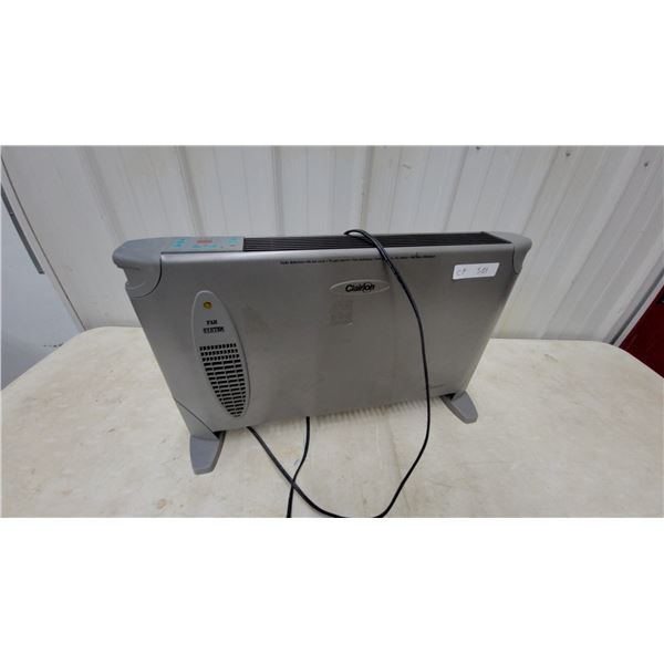 Clarion Fan System Electric Convection Panel Heater with Digital Controls