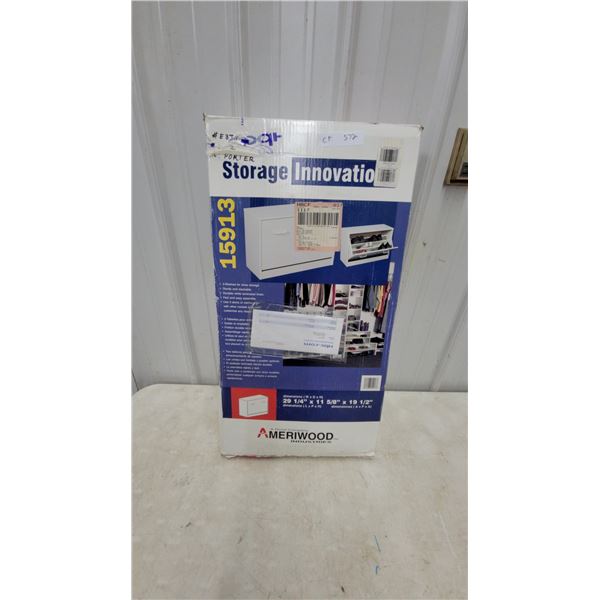 Ameriwood Industries Storage Innovation Model 15913 Shoe Storage Unit 29 1/4 x 11 5/8 x 19 1/2"