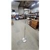 Image 1 : Brushed Nickel Mother-Daughter Torchiere Floor Lamp with Adjustable Reading Light