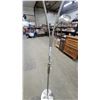 Image 3 : Brushed Nickel Mother-Daughter Torchiere Floor Lamp with Adjustable Reading Light