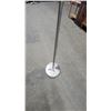 Image 4 : Brushed Nickel Mother-Daughter Torchiere Floor Lamp with Adjustable Reading Light