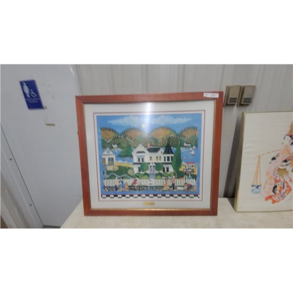 Mary Engelbreit "A Meadow Hall Summer" Framed Limited Edition Print Biggest 32 x 36"