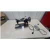 Image 1 : Singer 201-2 Electric Sewing Machine with Potted Motor, Foot Pedal, and Power Cord