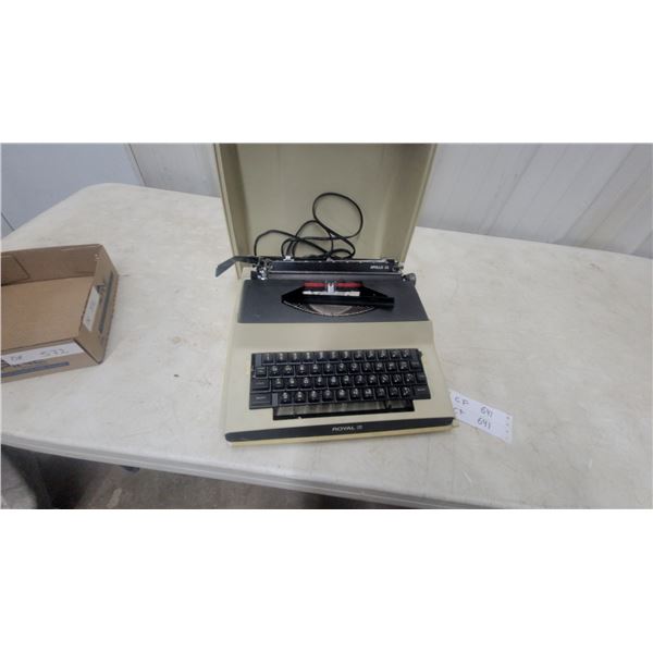 Royal Apollo 10 Electric Portable Typewriter With Case, Circa Late 1960s to Early 1970s
