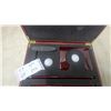 Image 3 : Portable Golf Putting Set in Wooden Presentation Case with Putter, Two Balls, and Cup