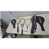 Image 1 : Head Intelligence iPro III, Dunlop, Ektelon and Muscle Weave Inferno 160 Racquets and Covers