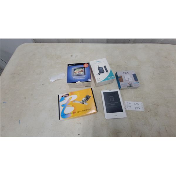 Garmin Nuvi 250 Portable GPS Navigation Device, Kobo E-Reader, Movo Microphone and More