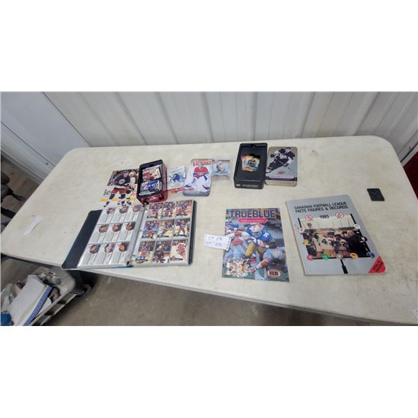 Autographed Winnipeg Jets Photo, Hockey Card Binder, CFL Publications and More