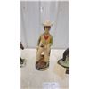 Image 3 : Jim Beam Ceramic Whiskey Decanters Including Pancho Villa, Seated Cowboy, and Old Friends Are Best