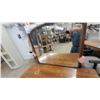 Image 4 : Vintage Wooden Dresser35 x 42 x 21" With Arched Swivel Mirror, 30 x 27", Circa 1930s-1950s