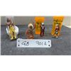 Image 6 : Hand-Painted Lead: British Highlander Soldier & American Indian Chief Plus Plastic Warrior Made
