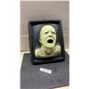 Image 1 : "Dark Illusions" by R. Marino 1994 Glow-In-The-Dark 3D Screaming Head Movie Prop, 15 x 18"