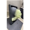 Image 3 : "Dark Illusions" by R. Marino 1994 Glow-In-The-Dark 3D Screaming Head Movie Prop, 15 x 18"