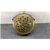 Image 6 : Antique Middle Eastern Brass Gunpowder Flask with Engraved Pentagram Design