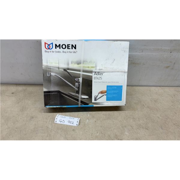 New Moen Adler 87425 Kitchen Faucet with Ergonomic Handle Design, Chrome Finish