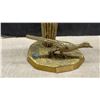 Image 6 : Brass Duck Head Bookends and "Beep Beep" Arizona '86 Saguaro Cactus Roadrunner Statue, 18 1/2" Tall