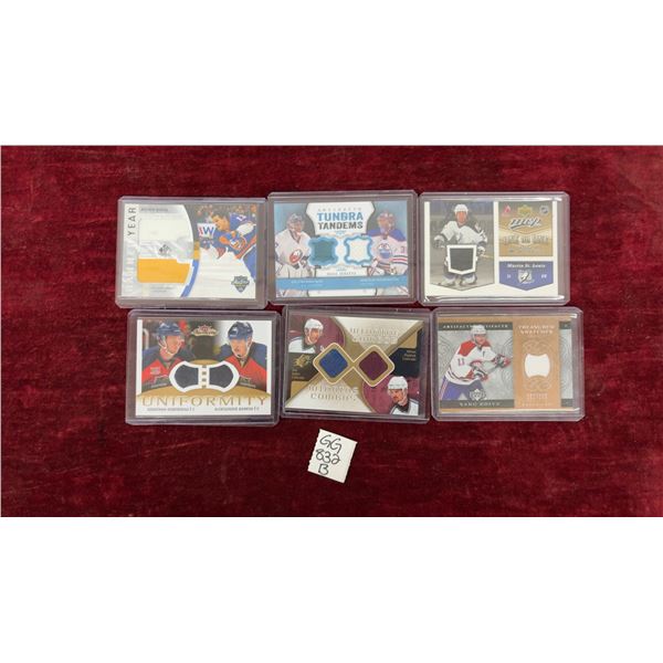 NHL Jersey Cards: Matthew Barzal Banner Year, Tundra Tandems Dual Jerseys, Nathan Horton
