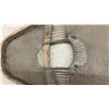 Image 3 : Pair of Vintage Wooden-Framed Huron-Style Snowshoes with Rawhide Lacing, 34 x 14 1/2"