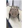 Image 3 : Vintage Wooden Flexible Flyer Style Sled with Metal Runners