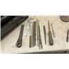 Image 7 : Vintage Cantilever Metal Toolbox with Assorted Wrenches, Sockets, Files, Screwdrivers, and More