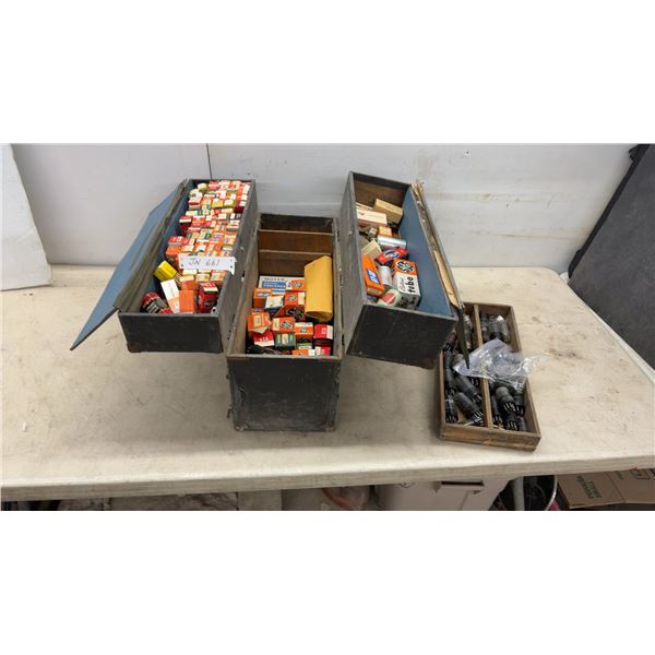 Large Lot of Vintage Vacuum Tubes Including RCA, GE, Sylvania, Raytheon, Westinghouse