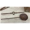 Image 3 : Vintage Wooden High Explosives Crate and Antique Primitive Iron Tools and More