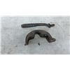Image 5 : Vintage Wooden High Explosives Crate and Antique Primitive Iron Tools and More