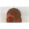 Image 10 : 2 Vintage Coca-Cola Double Sided "Take Home a Carton" 25¢ Painted Tin Advertising Signs