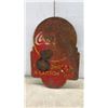 Image 9 : 2 Vintage Coca-Cola Double Sided "Take Home a Carton" 25¢ Painted Tin Advertising Signs