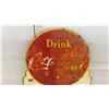 Image 9 : 2 Vintage Coca-Cola Double Sided "Take Home a Carton 25¢" Die-Cut Metal Advertising Signs