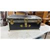 Image 1 : Storage Trunk with Brass Hardware, 12 x 30 x 16"
