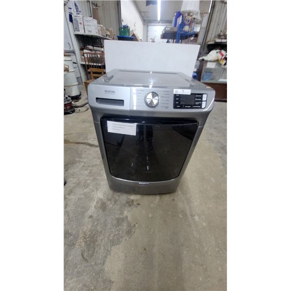Maytag Commercial Technology Front Load Washer with Extra Power and Steam, Grey Finish
